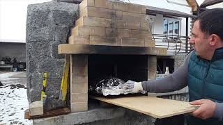 Meat in the oven Caucasus style.