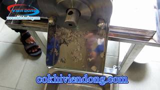 Hướng dẫn sử dụng máy vắt cốt dừa - Máy ép nước cốt dừa công nghiệp