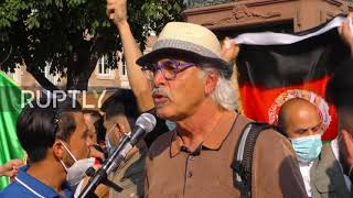 Germany: Hundreds march in support of Afghans and against Taliban in Stuttgart