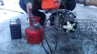 Автономная печка от автомобиля запорожец на газу