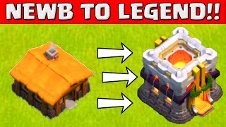 Clash of Clans NEWB TO LEGEND! ★ Top 3 Tips For Beginners ★ Early Town hall Strategy Guide ★