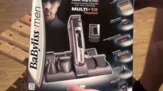 Распаковка. Набор для стрижки BABYLISS Е826Е