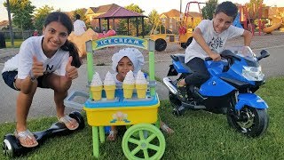 Ice Cream Cart Toys at the Park Hzhtube Kids Fun