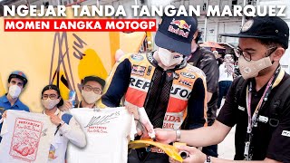 MUSTAHIL ‼️ MENGEJAR TANDA TANGAN MARC MARQUEZ DI SIKRUIT PERTAMINA MANDALIKA