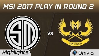 TSM vs GAM Highlights Game 2 MSI 2017 Play In Round 2 Team Solo Mid vs Gigabyte Marines by Onivia