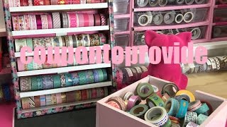 Dollar Tree DIY | Desk top or Wall Washi Tape Organizer | Craft Storage DIY | April 2017