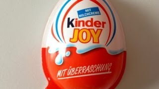 Surprise Kinder Joy Eggs Unboxing 2013