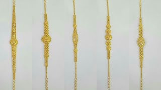 Light Weight Gold Bracelets Designs with Weight