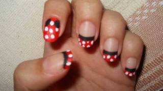 Minnie inspired Nail art