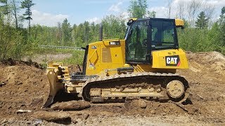 Cat D6k2 Bulldozer Stripping Top Soil