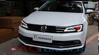 Крутая Led оптика в стиле Audi для volkswagen jetta6