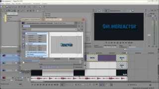 Создание простого интро в Sony Vegas Pro 13