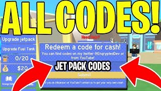 JETPACK SIMULATOR CODES (ALL CODES) ? ROBLOX *NEW*