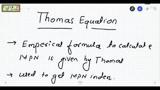 LEC-Environment Engineering|Thomas Equation|MPN Number Calculation.