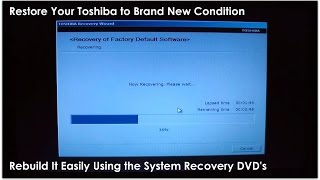 Fix Your Toshiba Like New! - Complete System Recovery Process