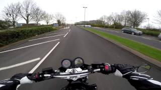 GoPro Hero 3+ Test // Wearing Knee Sliders In // GSF650