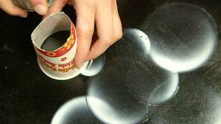 Spray Paint Art How-To #2: Bubbles