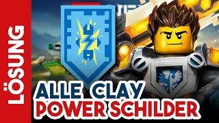 LEGO Nexo Knights deutsch - Alle Power Schilder zum scannen - Clay HD