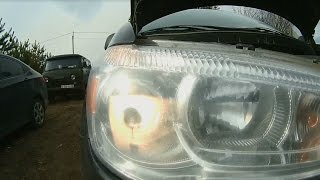 Замена лампы ближнего света MITSUBISHI ASX