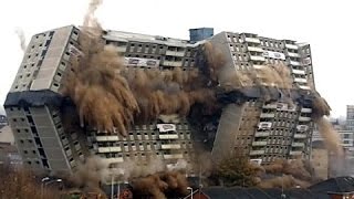 10 ОБВАЛОВ ЗДАНИЙ, СНЯТЫХ НА КАМЕРУ