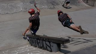 KID GETS NUTTIED ON A SKATEBOARD