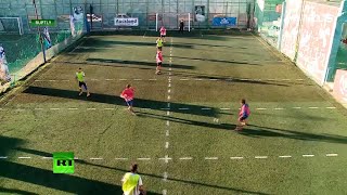 WATCH: 'Human table football' goes viral in Argentina
