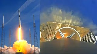 SpaceX Starlink 46 launch & Falcon 9 first stage landing, 14 May 2022