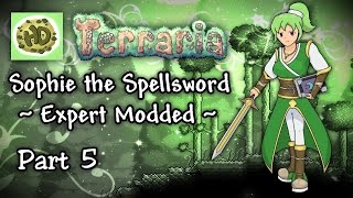 Terraria 1.3.1 Expert Modded Part 5 | Eater of Worlds & Tree House Base! | 1.3.1 Let's Play