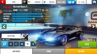 Asphalt 8 - Tuning Revzani Beast X and mp tuned test plus max pro race