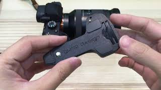 3D printed Grip Extension for Sony A7 gen2 & gen3 & A9 (GP-X1EM alternative)