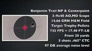 Benjamin Trail NP - Can a $230 spring gun hold groups at 50 yards?  Watch the video and find out!