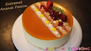 Recette d'Entremets Ananas Passion