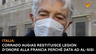 Italia: Corrado Augias restituisce Legion d’Onore alla Francia perché data ad al-Sisi