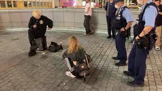 道頓堀でビートボックス NAOYA 警察end dotonbori beatbox