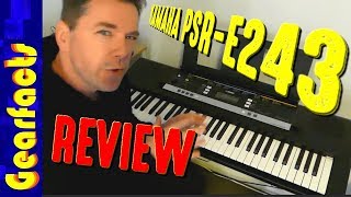 Yamaha PSR-E243: Entry level with lots of great tones