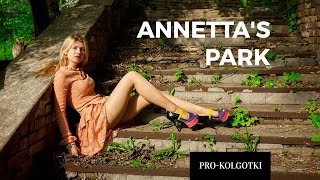 Annette Park posing in the sexy pantyhose teaser 4K 2019-06(2)