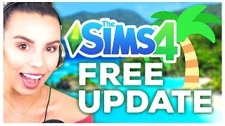 FREE SIMS 4 UPDATE! NEW CARIBBEAN ITEMS! (sliding doors & fans!)