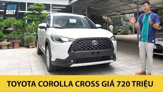 Đây rồi! Toyota Corolla Cross bản thấp nhất giá 720 triệu