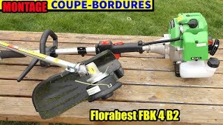 lidl outil modulable à essence florabest FBK 4 B2 : montage coupe bordure