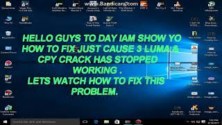 How to fix Just cause 3 has stopped working in Luma or CPY crack