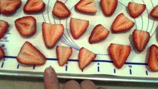 Flash Freezing Strawberries