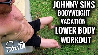 Vacation Lower Body Workout || Johnny Sins Vlog #46