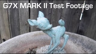Canon G7X Mark II Initial Test Footage