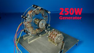 Test 250W generator DIY
