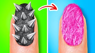 KIAT KUKU FANTASTIS DAN TRIK KECANTIKAN || Trik Cewek DIY dari Cupu jadi Beken oleh 123 GO! Like