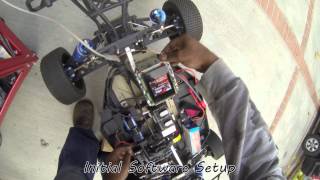 Losi 5ive-T Brushless MGM 400A Initial 6S Run - 52.8mph 7530W 10.09HP