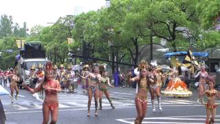 神戸まつりパレード2013　サンバチーム【G.R.E.S.Sol Nascente】