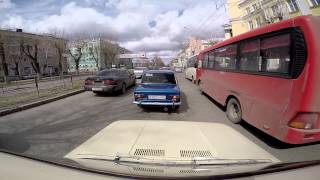 Автопробег в честь 45 лет копейке в Барнауле