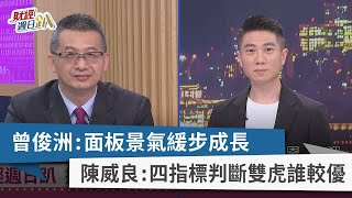 【財經週日趴】曾俊洲：面板景氣緩步成長 陳威良：四指標判斷雙虎誰較優 2023.07.02