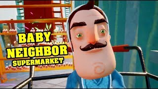 BABY NEIGHBOR SUPERMARKET | Hello Neighbor Short Film